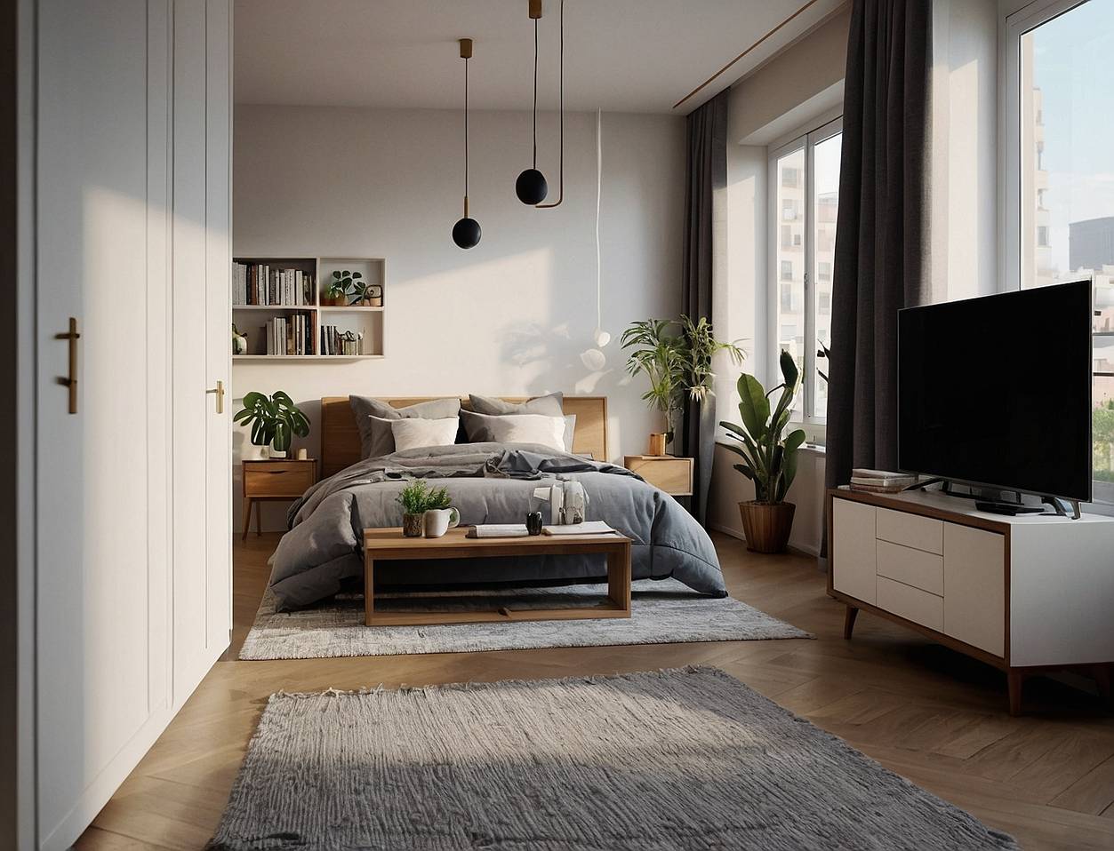 Beyond the Walls: Crafting Cozy Comforts in Petite Pads